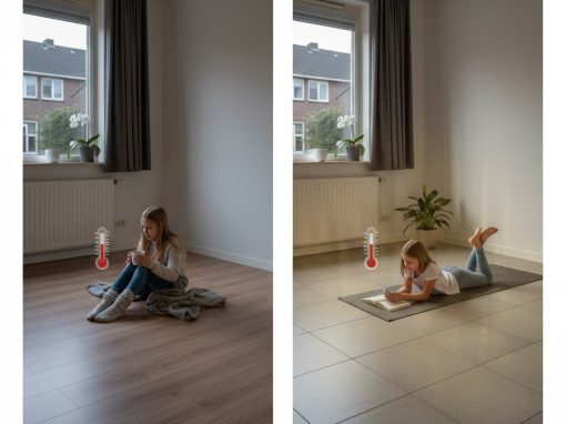 Vloerverwarming: Lekker warm onder je voeten en ook nog eens zuinig! Vloerverwarming: Lekker warm onder je voeten en ook nog eens zuinig!