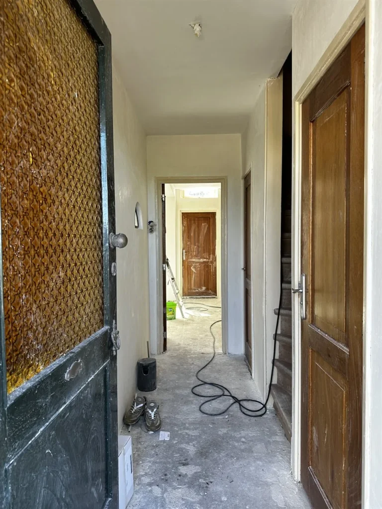 Gang tijdens de verbouwing (Badkamer tijdens de verbouwing)